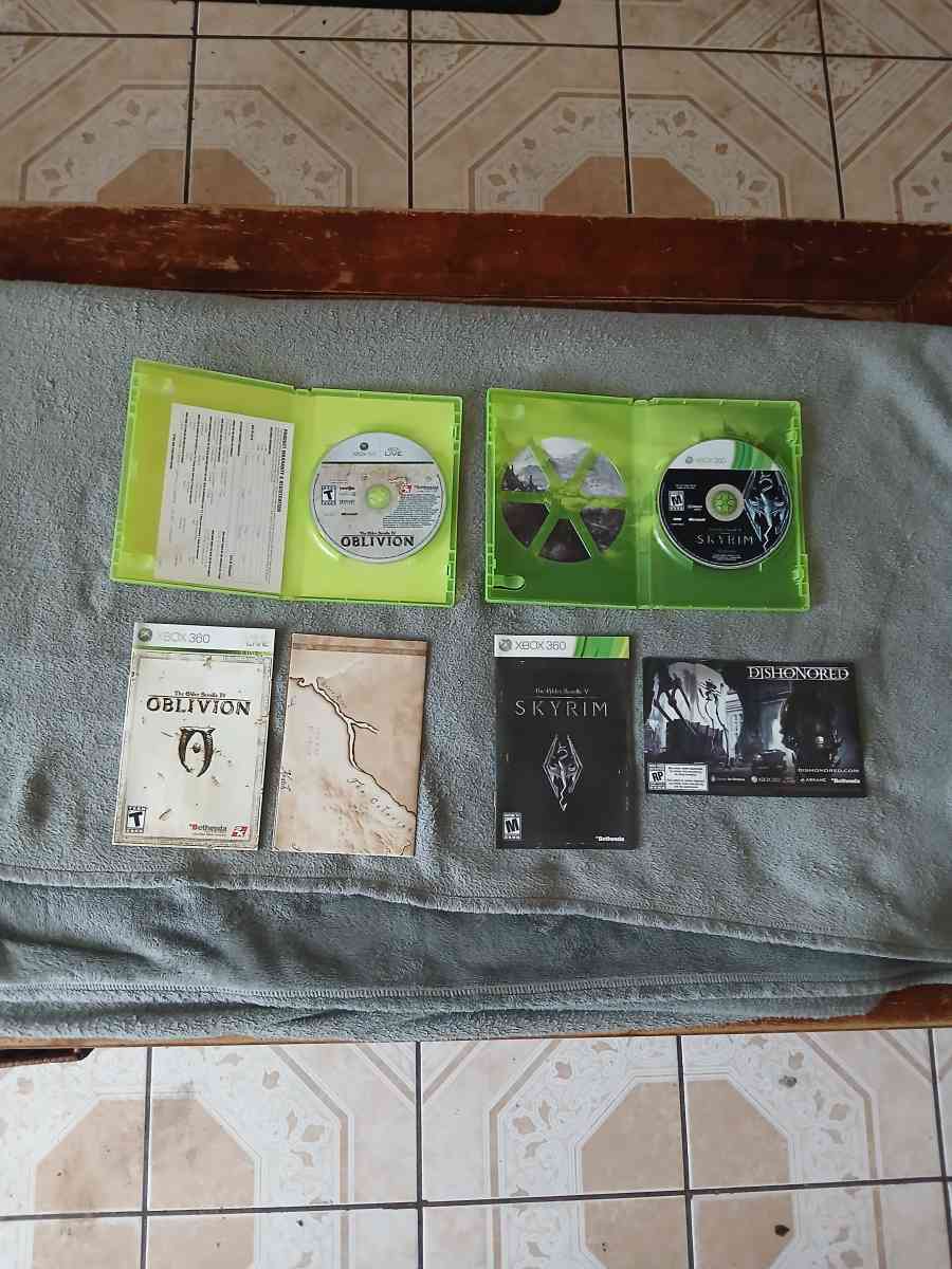 2 The Elder Scrolls Games for Xbox 360 - North Hollywood, California - FleaMarketBay