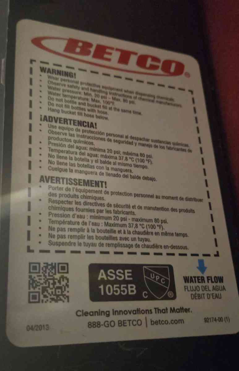 Betco FastDraw Pro - Crittenden, Kentucky - FleaMarketBay