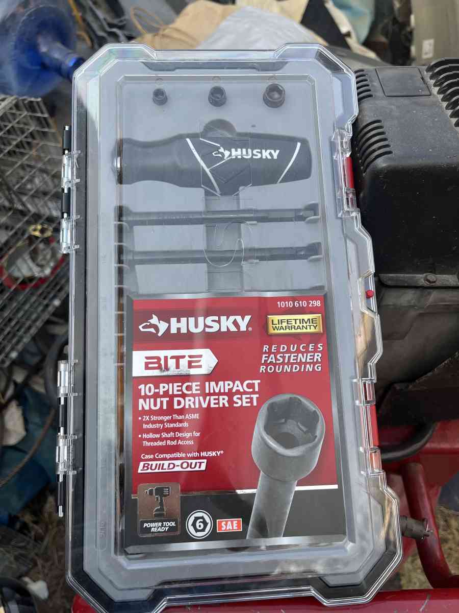 BITE Husky 10 Piece Impact Nut Driver set - Fresno, California - FleaMarketBay