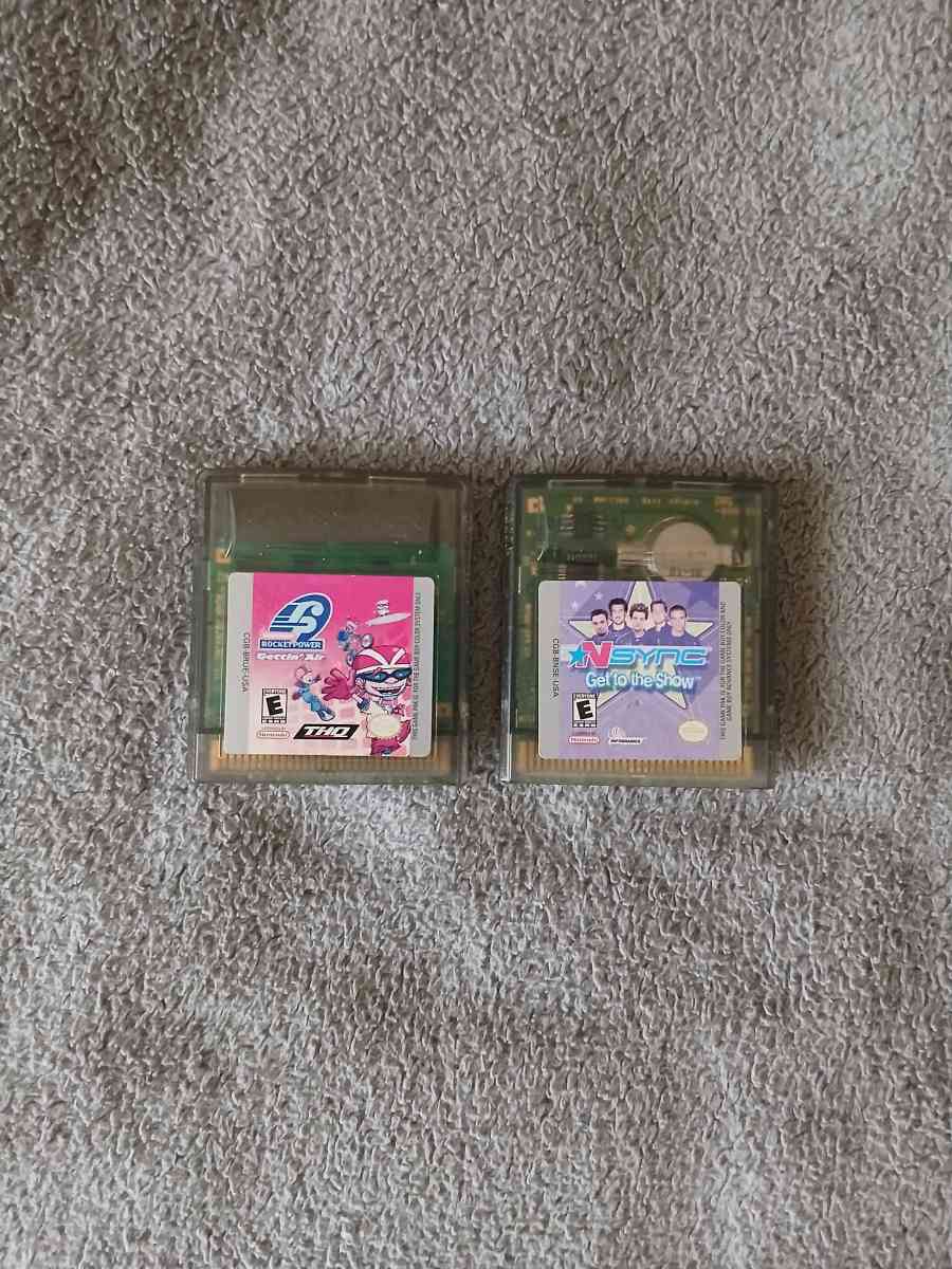 2 Gameboy Color Game Carts Only for Nintendo Gameboy Color