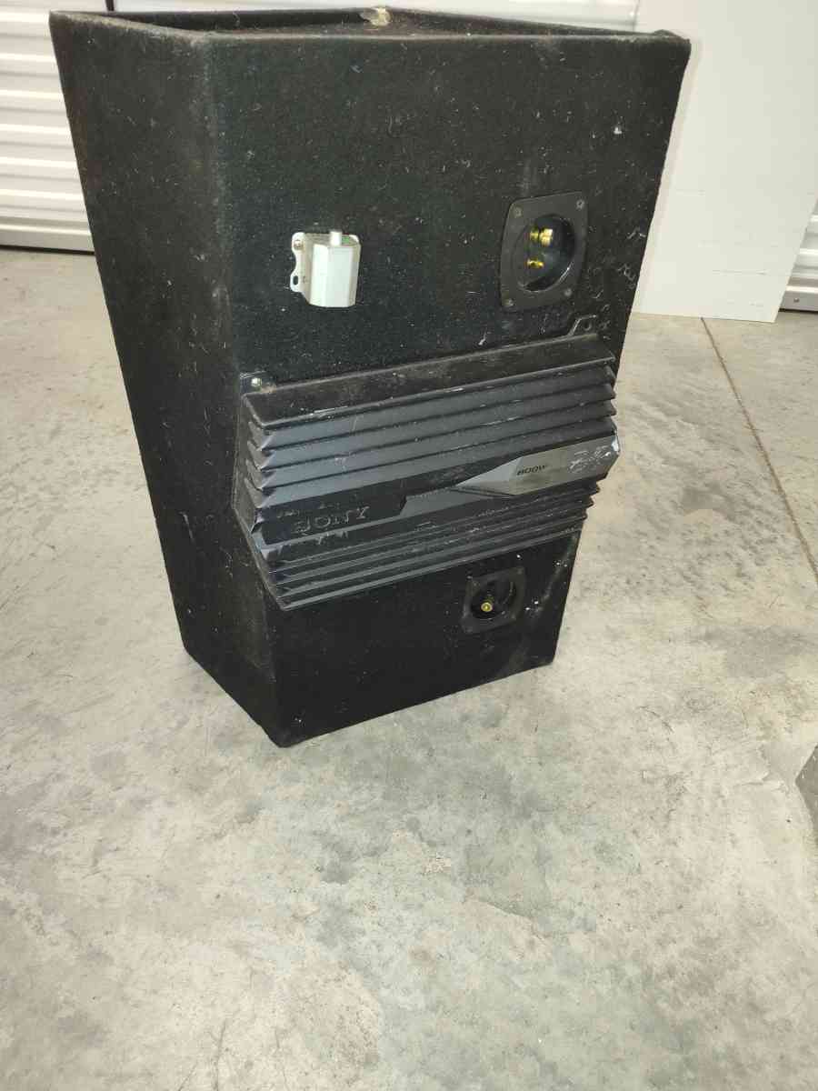 speaker and Amp - Aberdeen Proving Ground, Maryland - FleaMarketBay