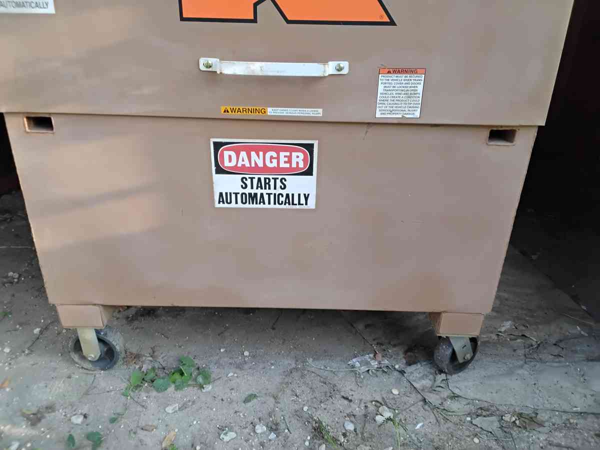 Knaack Gang Box or Job Box HD Caster Wheels OEM Like New - Williamstown, New Jersey - FleaMarketBay