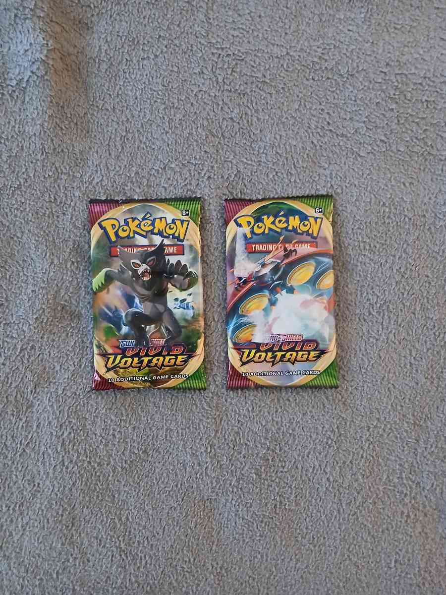4 Pokemon Trading Cards Booster Packs - North Hollywood, California - FleaMarketBay