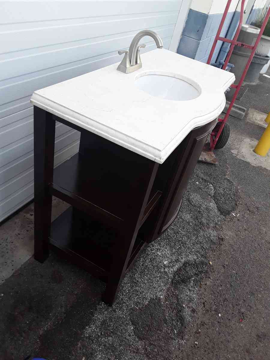 Nice Bathroom Vanity with Moen Faucet Very Clean Like New - Williamstown, New Jersey - FleaMarketBay