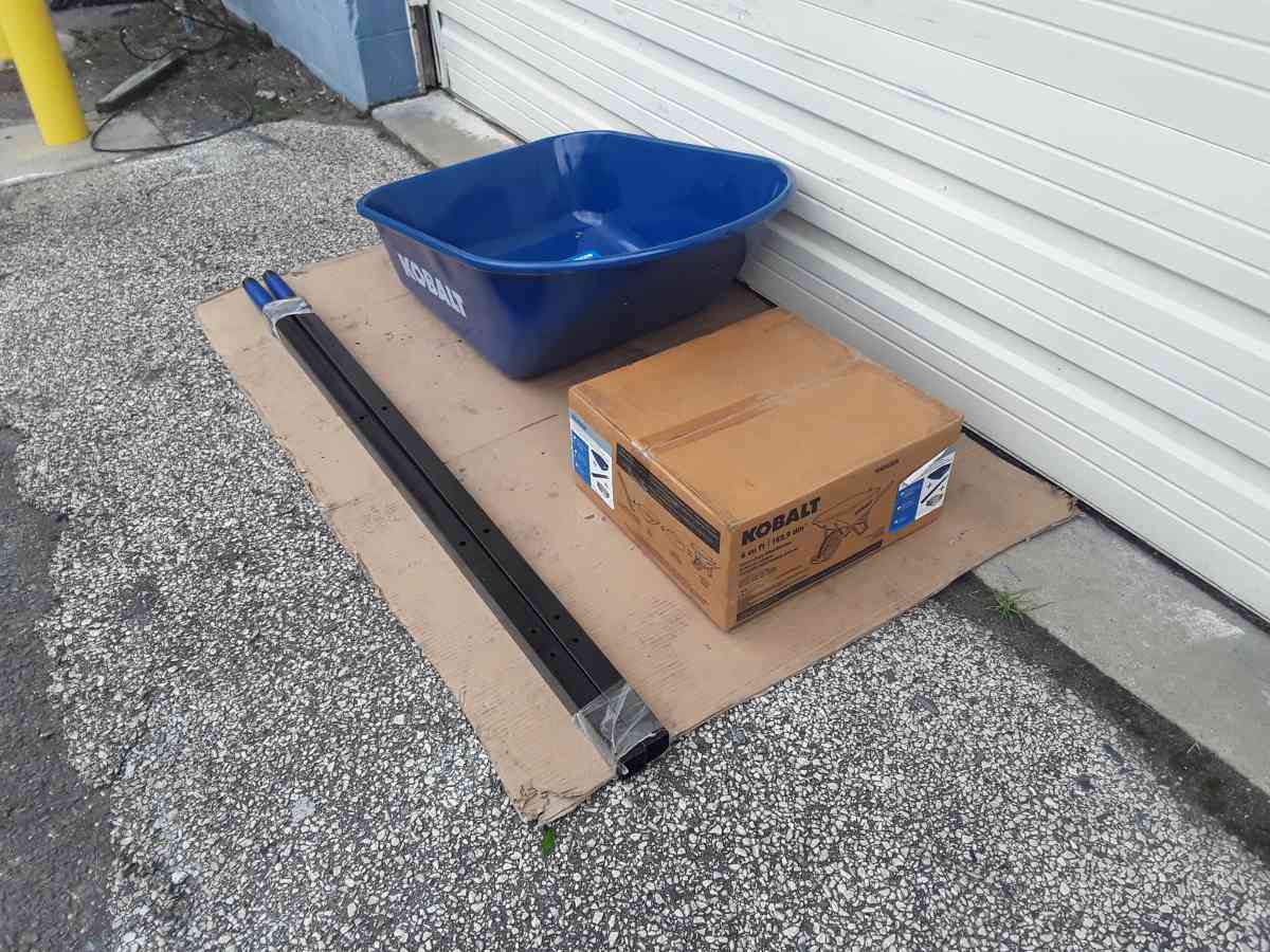 Brand New Cobalt Wheelbarrow All Steel - Williamstown, New Jersey - FleaMarketBay