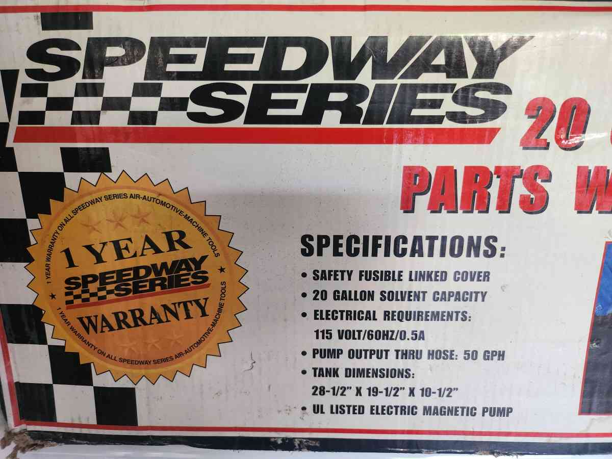 Speedway Series 20 Gallon Parts Washer - Homosassa, Florida - FleaMarketBay