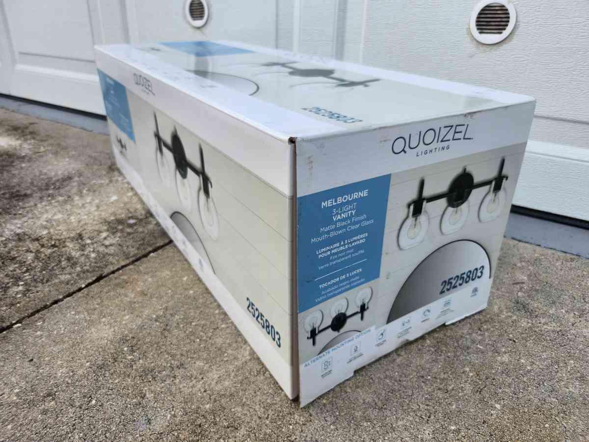 Quoizel Melbourne 3 Light Vanity Light - Homosassa, Florida - FleaMarketBay