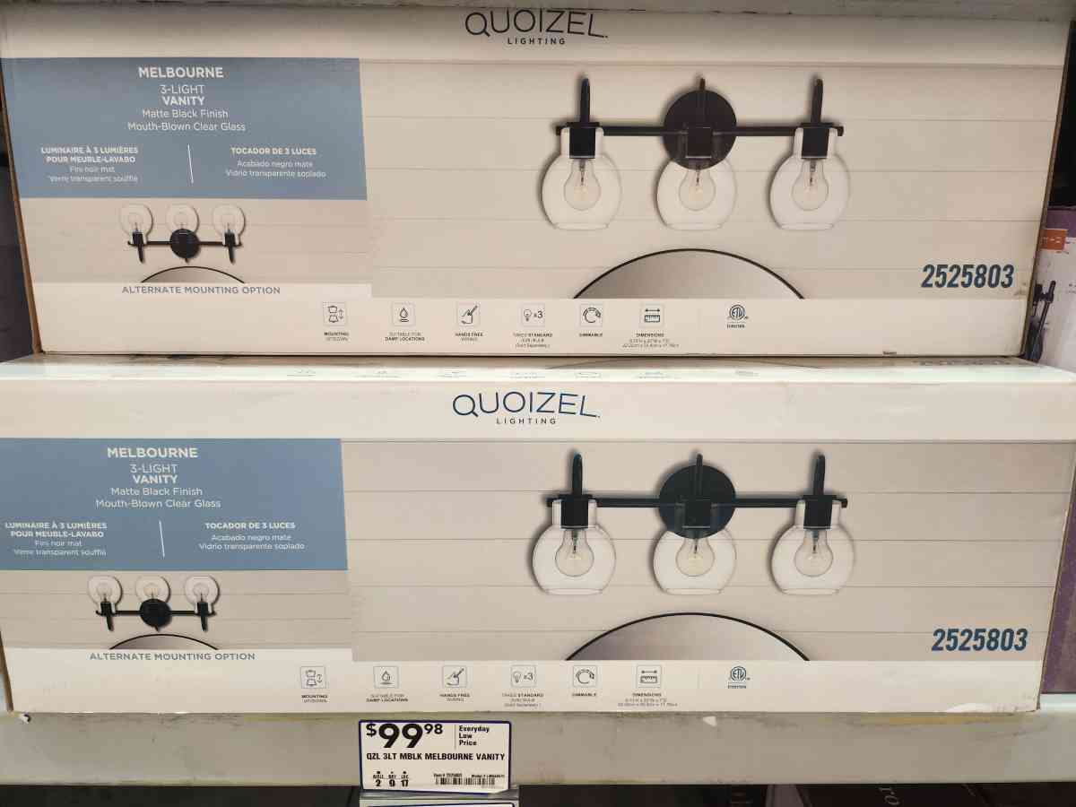 Quoizel Melbourne 3 Light Vanity Light - Homosassa, Florida - FleaMarketBay