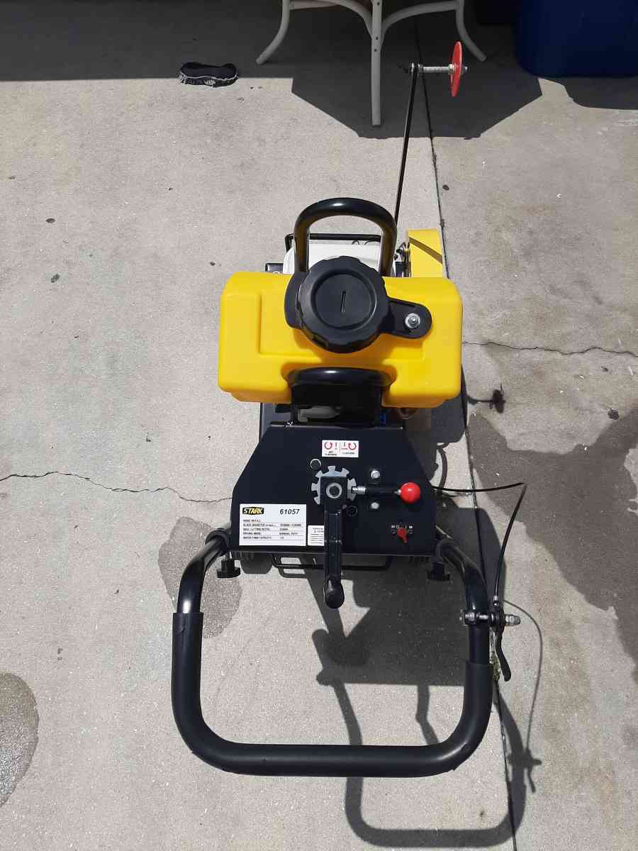 STARK USA 55 HP Concrete CutOff Walk Behind Saw Powered By H - Fort Myers, Florida - FleaMarketBay