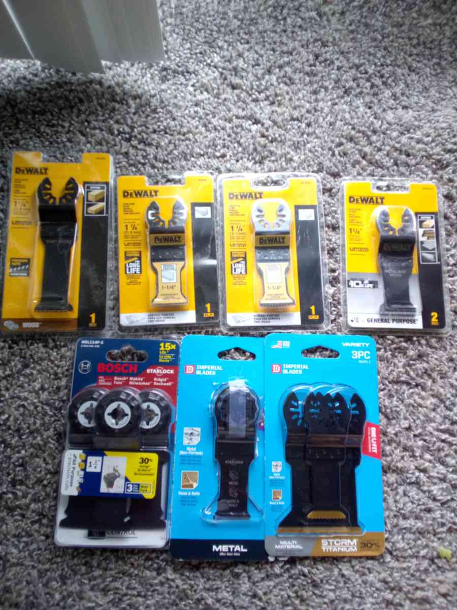 DeWalt Bosch Imperial Blades oscillating blades bundle - Indianapolis, Indiana