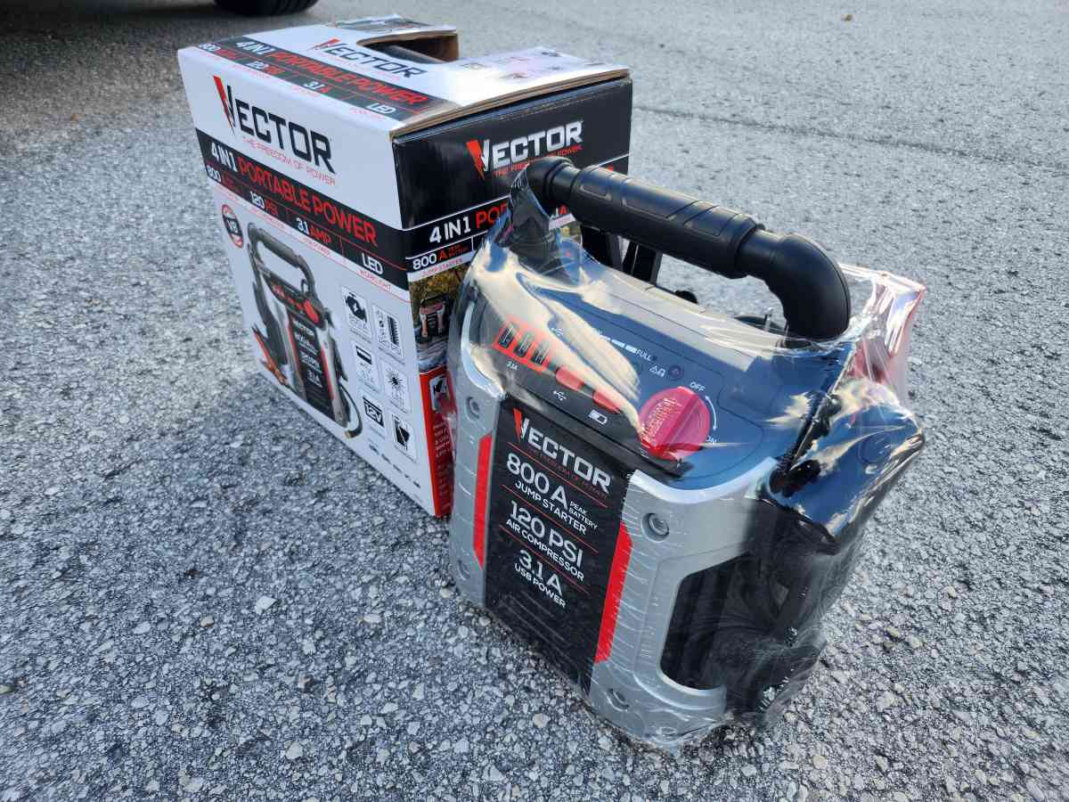 Vector 4 In1 Portable Jump Starter - Homosassa, Florida - FleaMarketBay