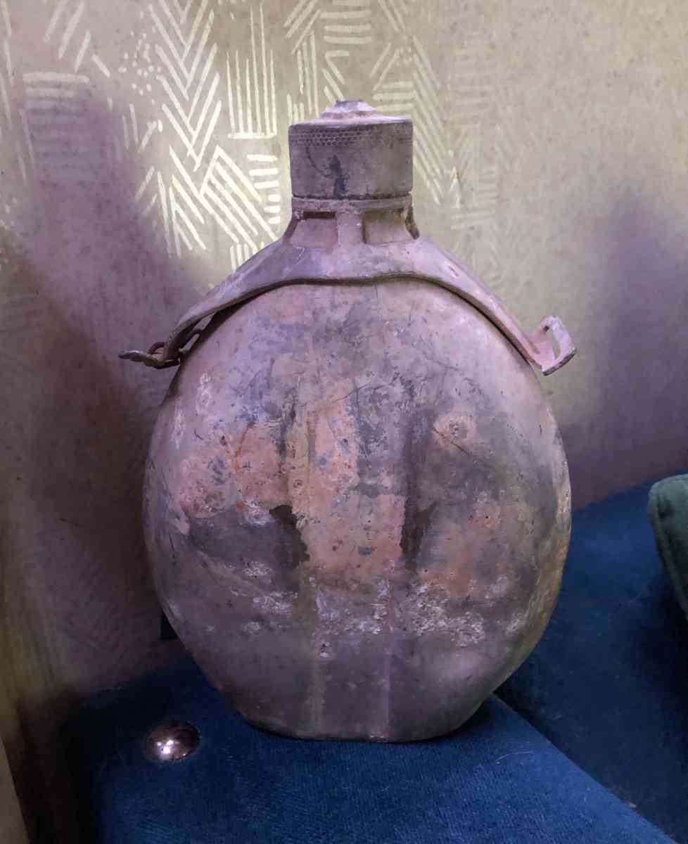 Vintage 1915 to 1918 Water Canteen - Lindale, Texas - FleaMarketBay