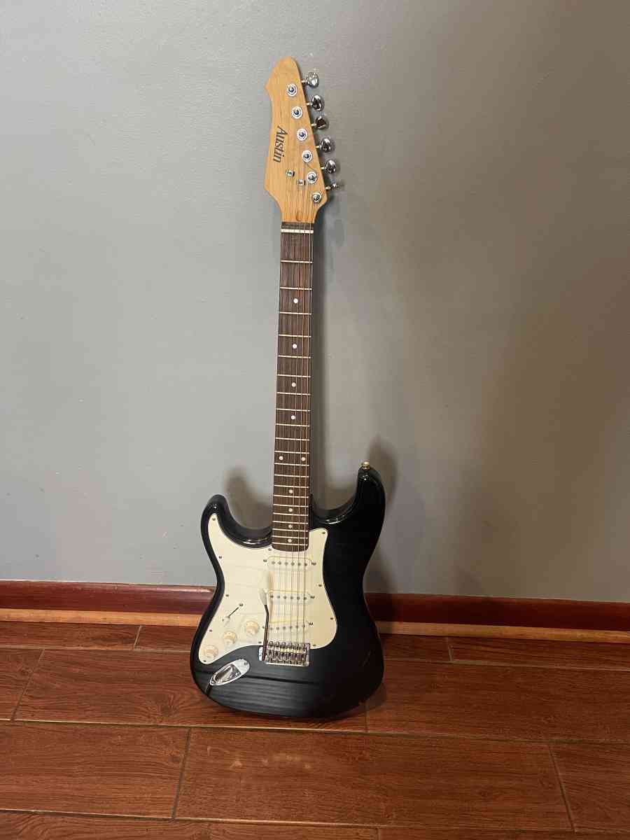 Austin left handed electric guitar