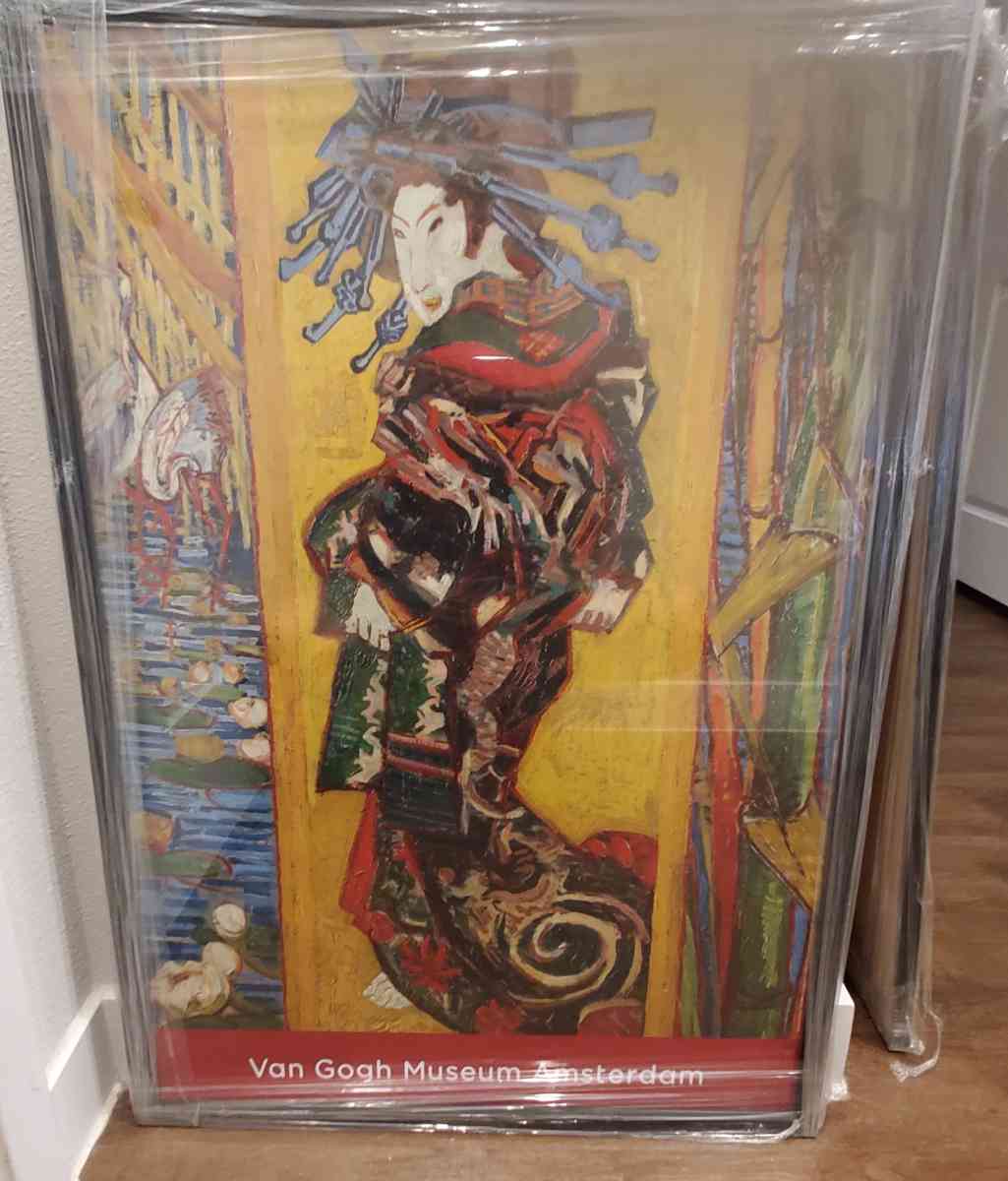 New Professionally Framed Van Gogh Amsterdam 38x26 art - Fort Worth, Texas - FleaMarketBay