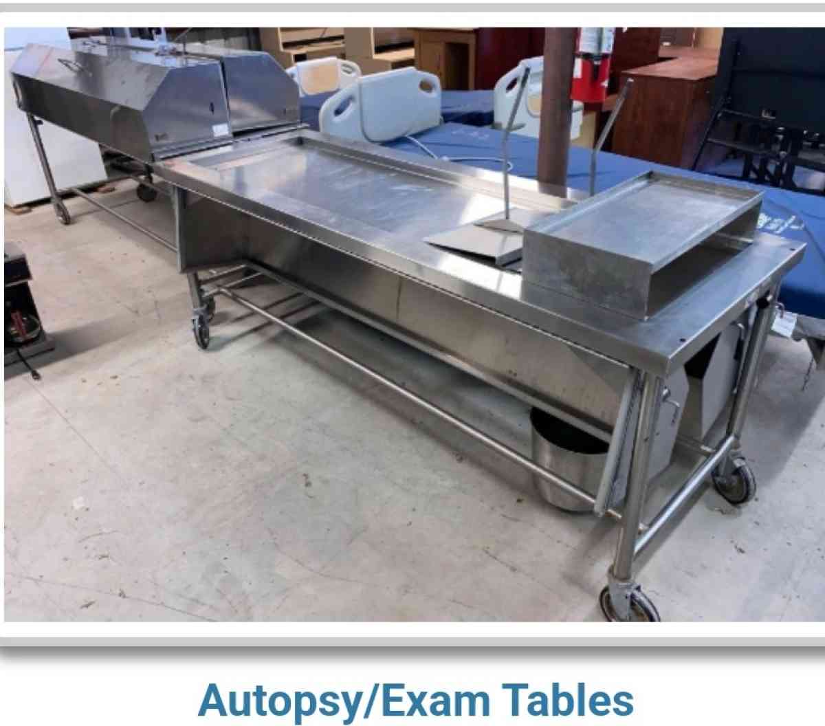 Autopsy exam tables - San Juan, Texas