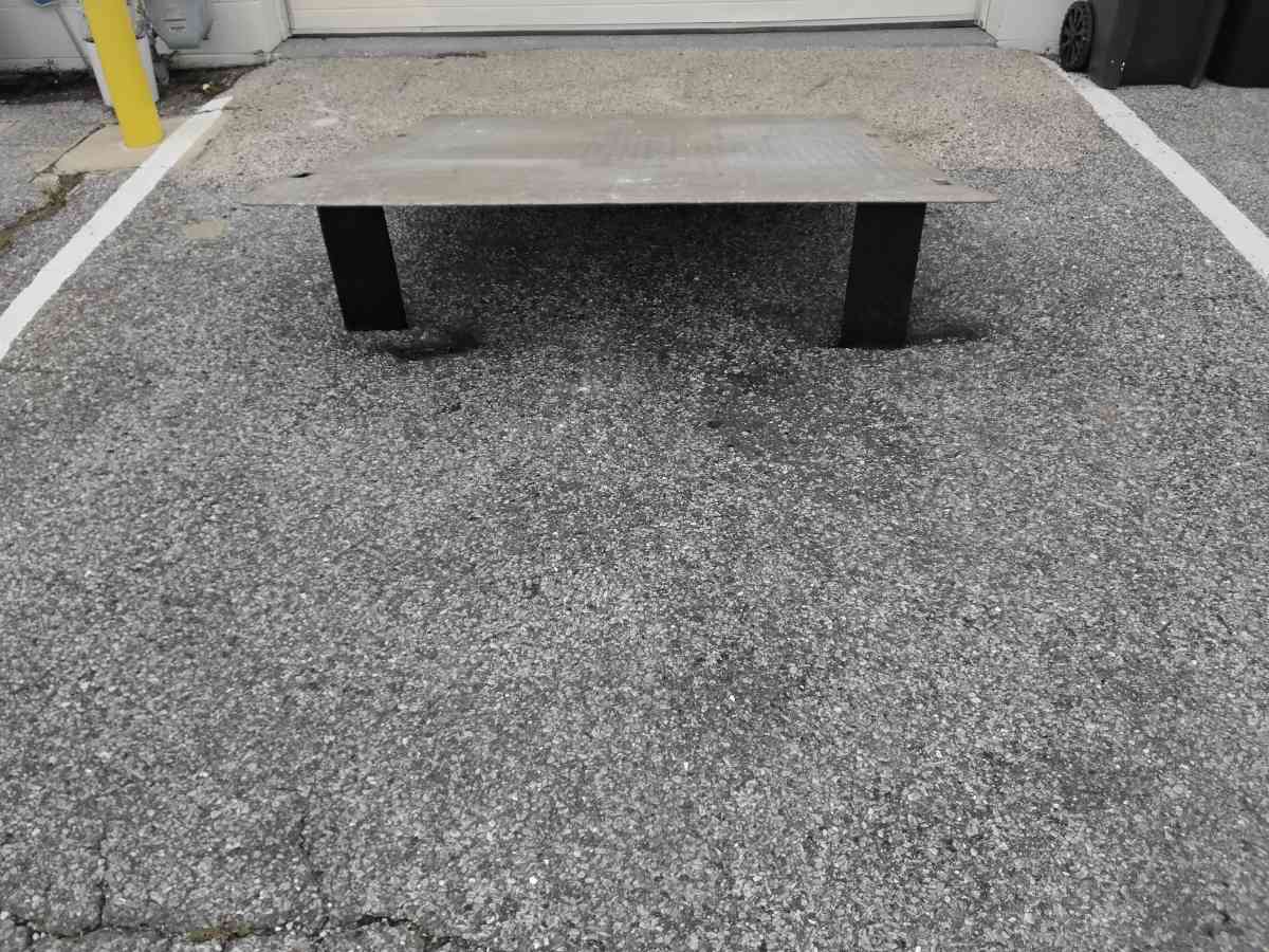 Nice All Aluminum Dock Plate with 4 Handles Like New - Williamstown, New Jersey - FleaMarketBay