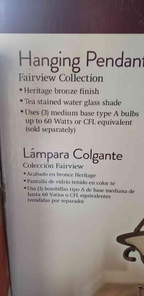 NIB pendent light - Fort Worth, Texas - FleaMarketBay