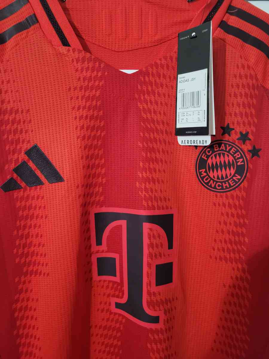 Bayer Mnich Soccer Jersey 2025 Player Version Size L XL - Miami, Florida - FleaMarketBay