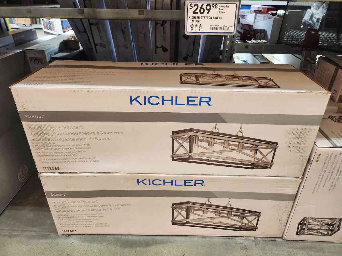 Kichler Stetton 5 Light Linear Pendant - Homosassa, Florida - FleaMarketBay