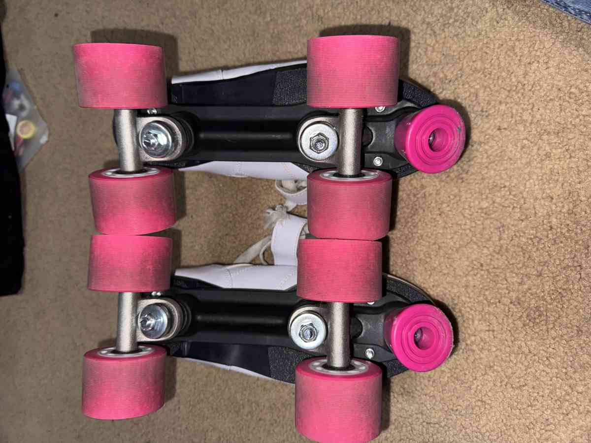 Bullet White and Pink Roller Skates - Peoria, Arizona - FleaMarketBay