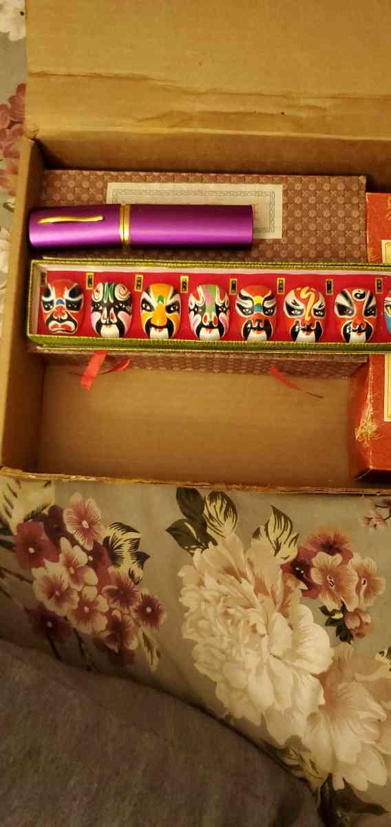 Vintage Chinese Hand Painted Miniature Opera Masks - Buffalo, New York