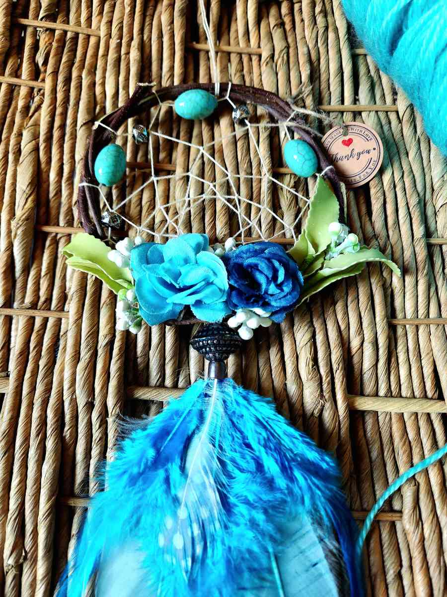 Country Blue Dream Catcher - Alamo, Texas - FleaMarketBay