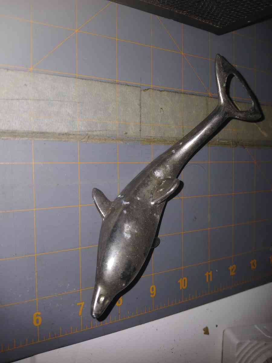 Vintage Metal Dolphin Tail Bottle OpenerTwist And Pop Top Ba - Dayton, Ohio - FleaMarketBay
