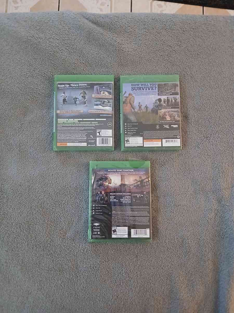 3 Xbox One Games for Xbox One - North Hollywood, California - FleaMarketBay