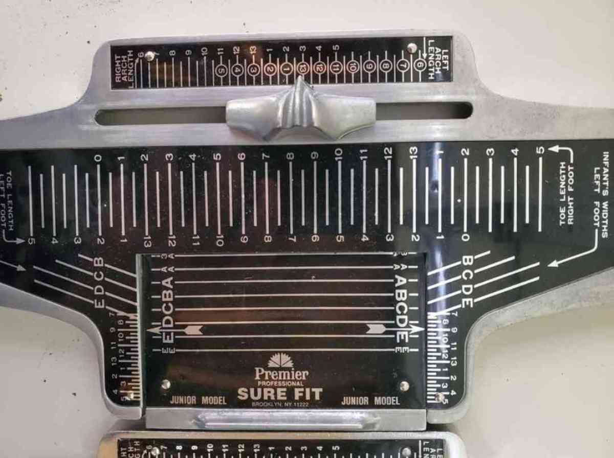 Jr Foot Measuring Tool  Pack Of 2  RRR Apparel - Rock Island, Tennessee - FleaMarketBay