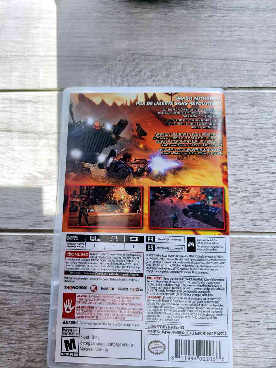 Red Faction REMarstered Edition - Manteca, California - FleaMarketBay