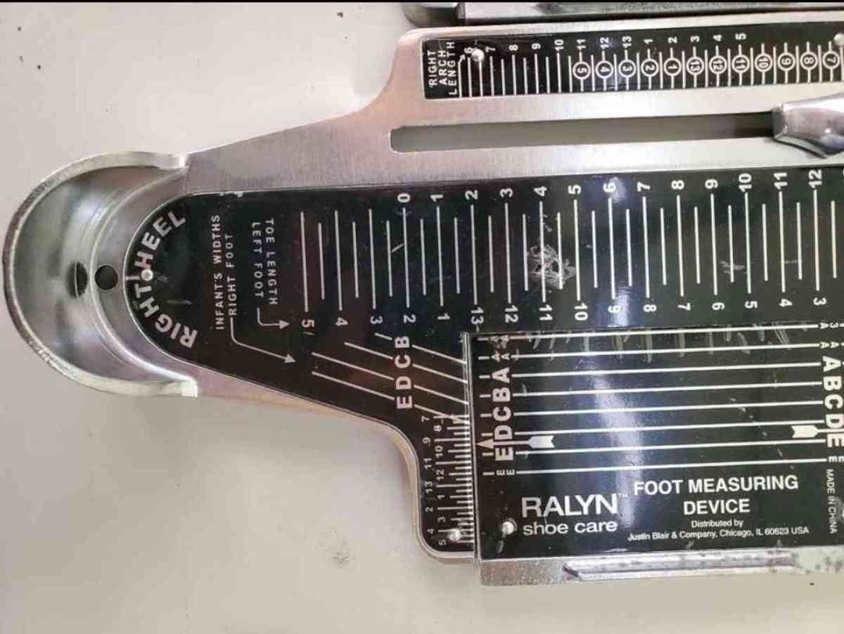 Jr Foot Measuring Tool  Pack Of 2  RRR Apparel - Rock Island, Tennessee - FleaMarketBay