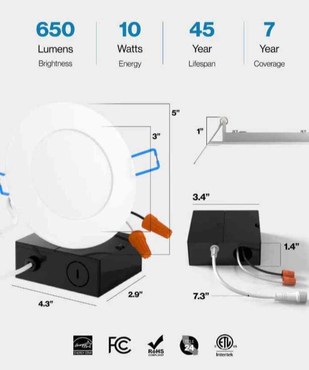 Brand New Ceiling Lights 16pk - Jeffersonville, Indiana - FleaMarketBay