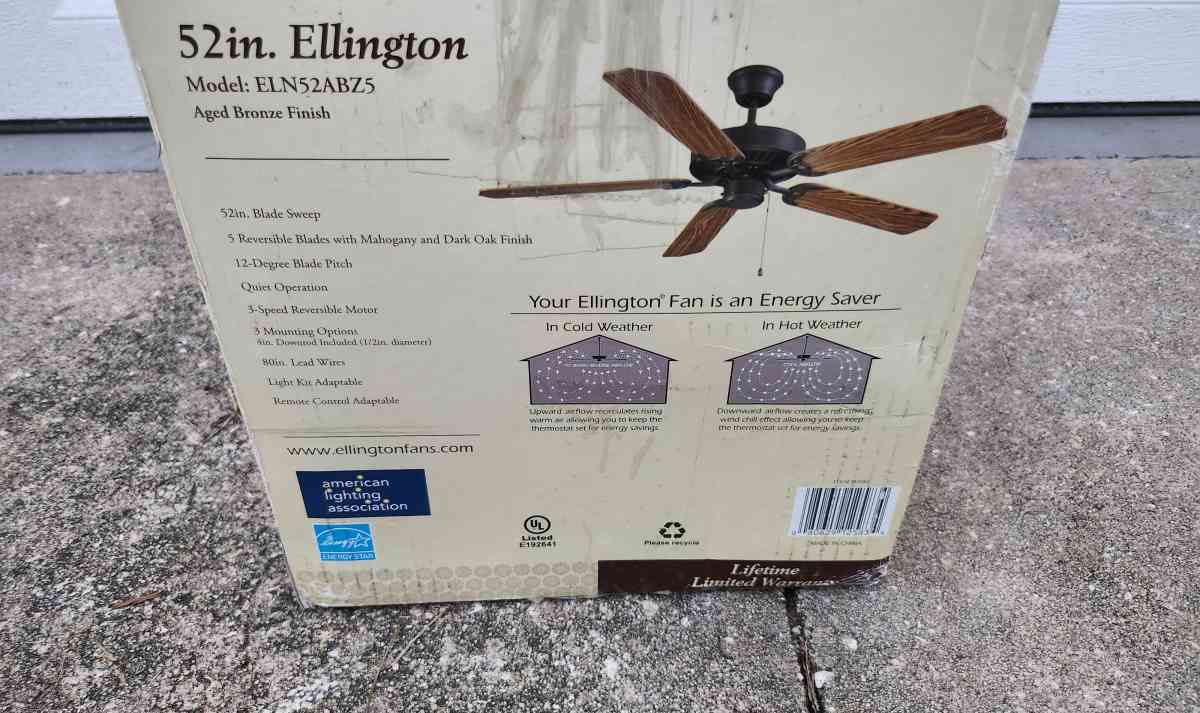 Ellington Ceiling Fan - Homosassa, Florida - FleaMarketBay