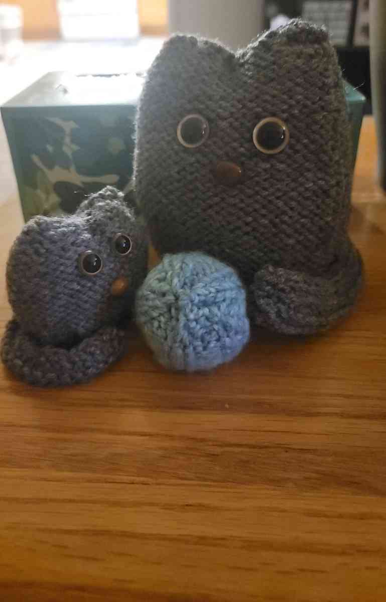 cute handmade Knitted kitty Family - Minneota, Minnesota - FleaMarketBay