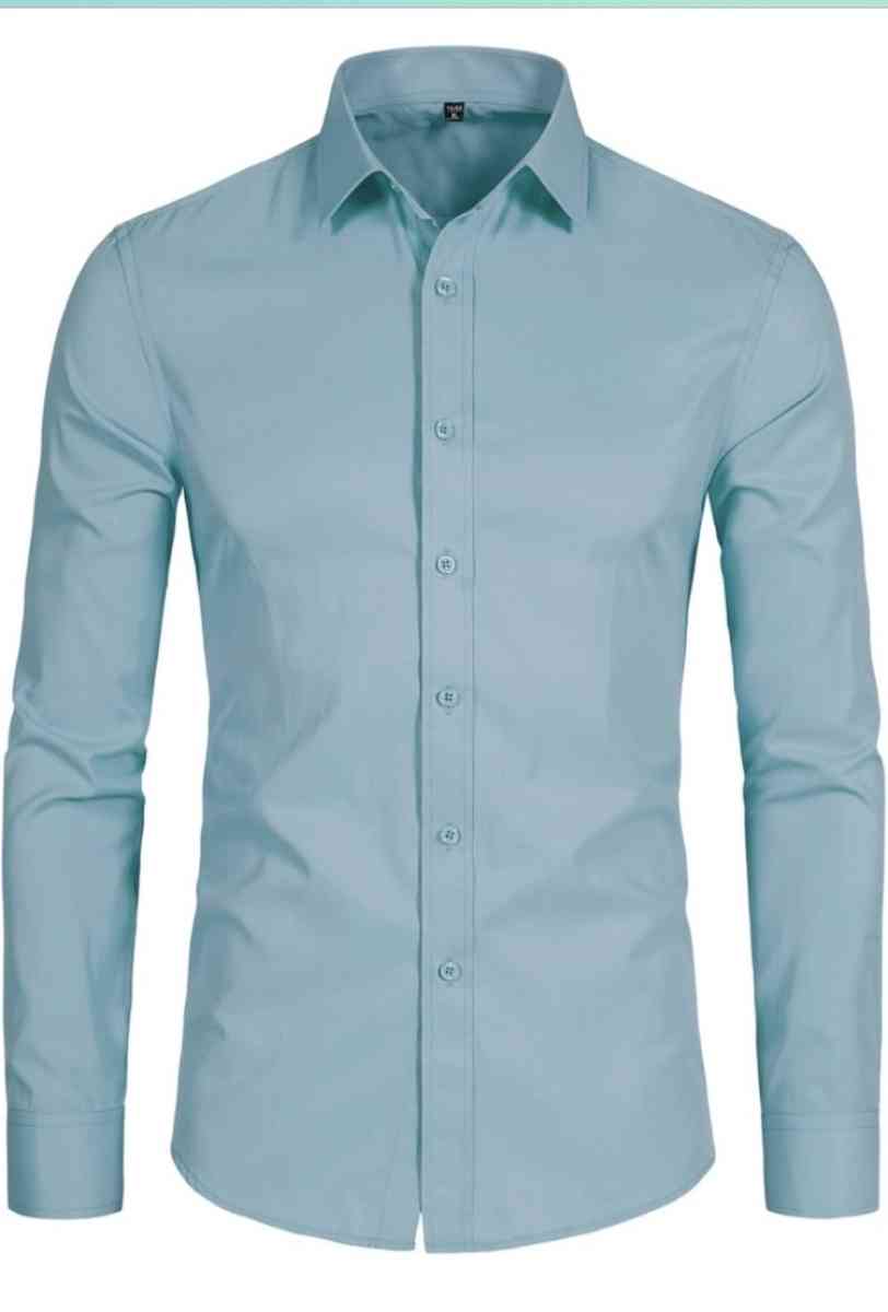 blue collard shirt - Grand Terrace, California - FleaMarketBay