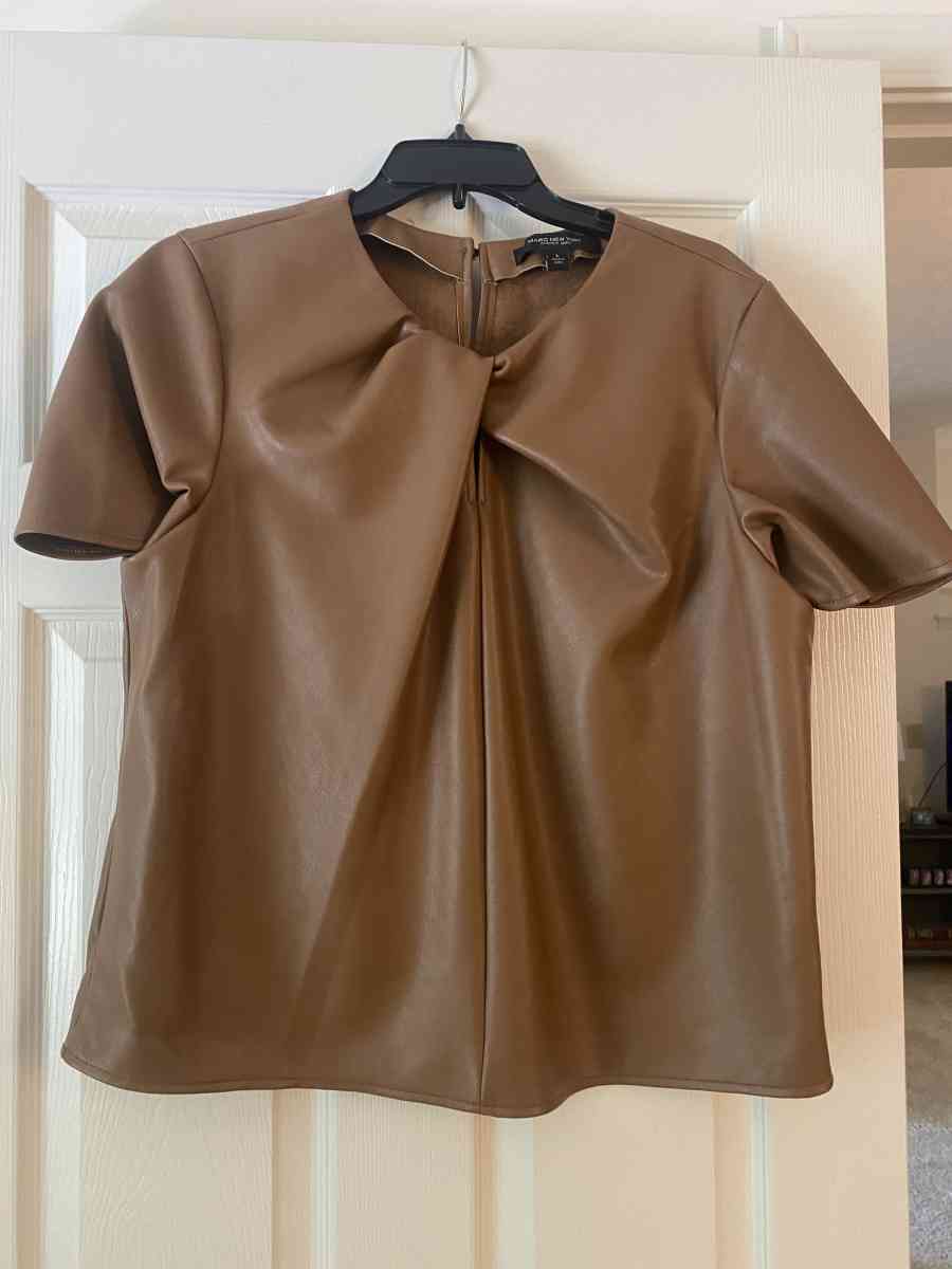 Marc New York faux leather top - Cincinnati, Ohio