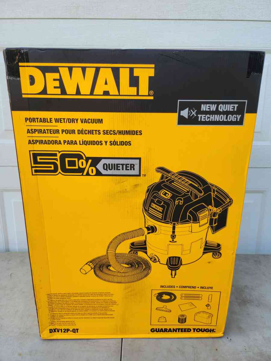 Dewalt Stealthsonic Quiet Wet Dry Shop Vacuum - Homosassa, Florida - FleaMarketBay