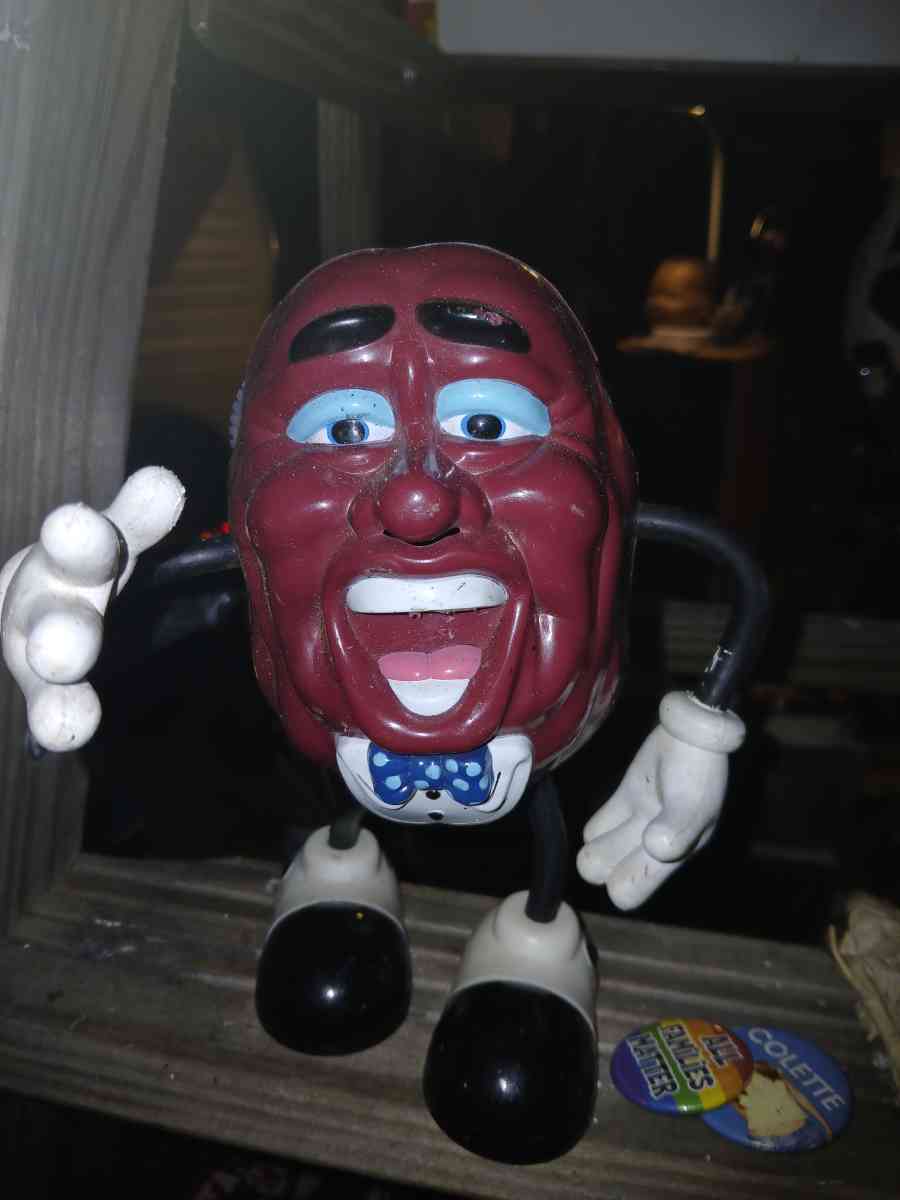 Vintage 1988 California Raisins Plastic Figure AMFM Novelty - Dayton, Ohio