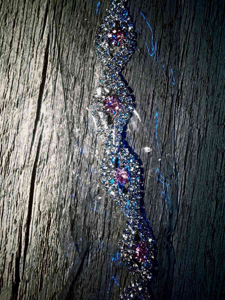 pink and diamond swarovski crystal Boutique bracelet - Hartsville, South Carolina - FleaMarketBay