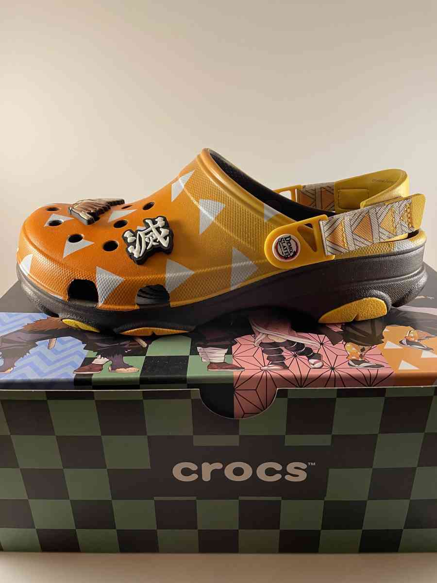 CROCS Demon Slayer Zenitsu Brand New - Chicago, Illinois - FleaMarketBay