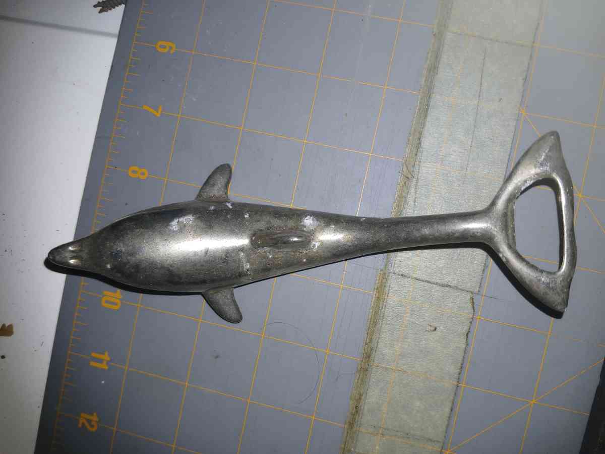 Vintage Metal Dolphin Tail Bottle OpenerTwist And Pop Top Ba - Dayton, Ohio - FleaMarketBay