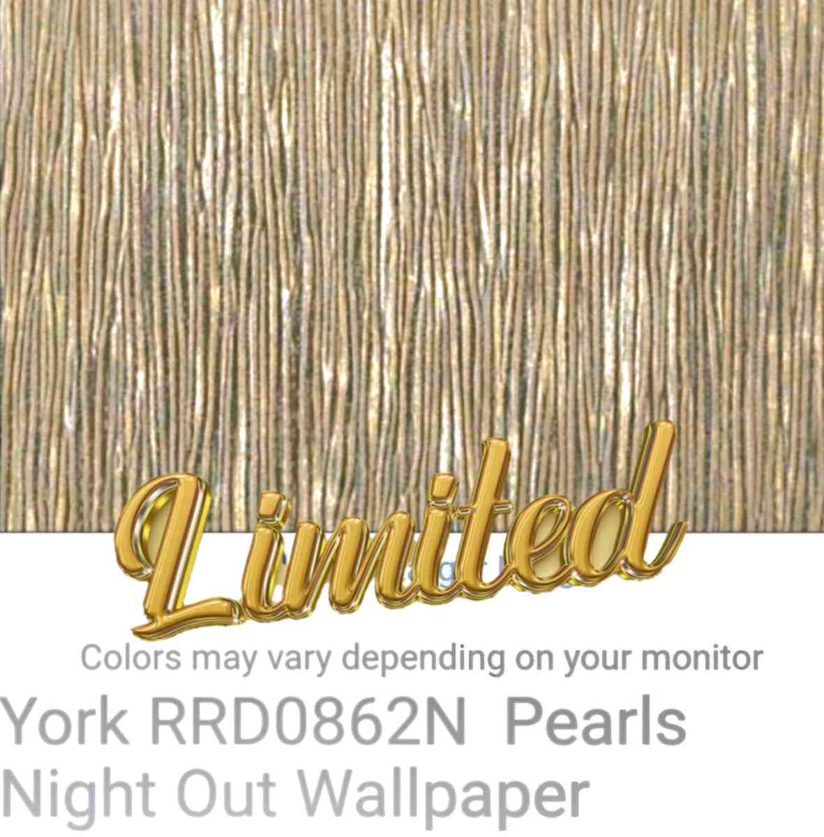 7 dbl Rolls of York ModernContemporary Gold Silver Metallic - Kenner, Louisiana