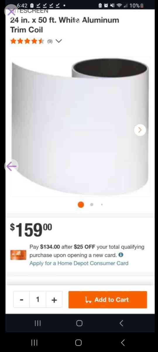 Trim coil flashing - Dundalk, Maryland - FleaMarketBay