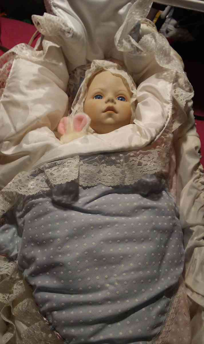BUNDLE OF JOY PORCELAIN DOLL WITH ALL ACCESSORIES - Alliance, Ohio - FleaMarketBay