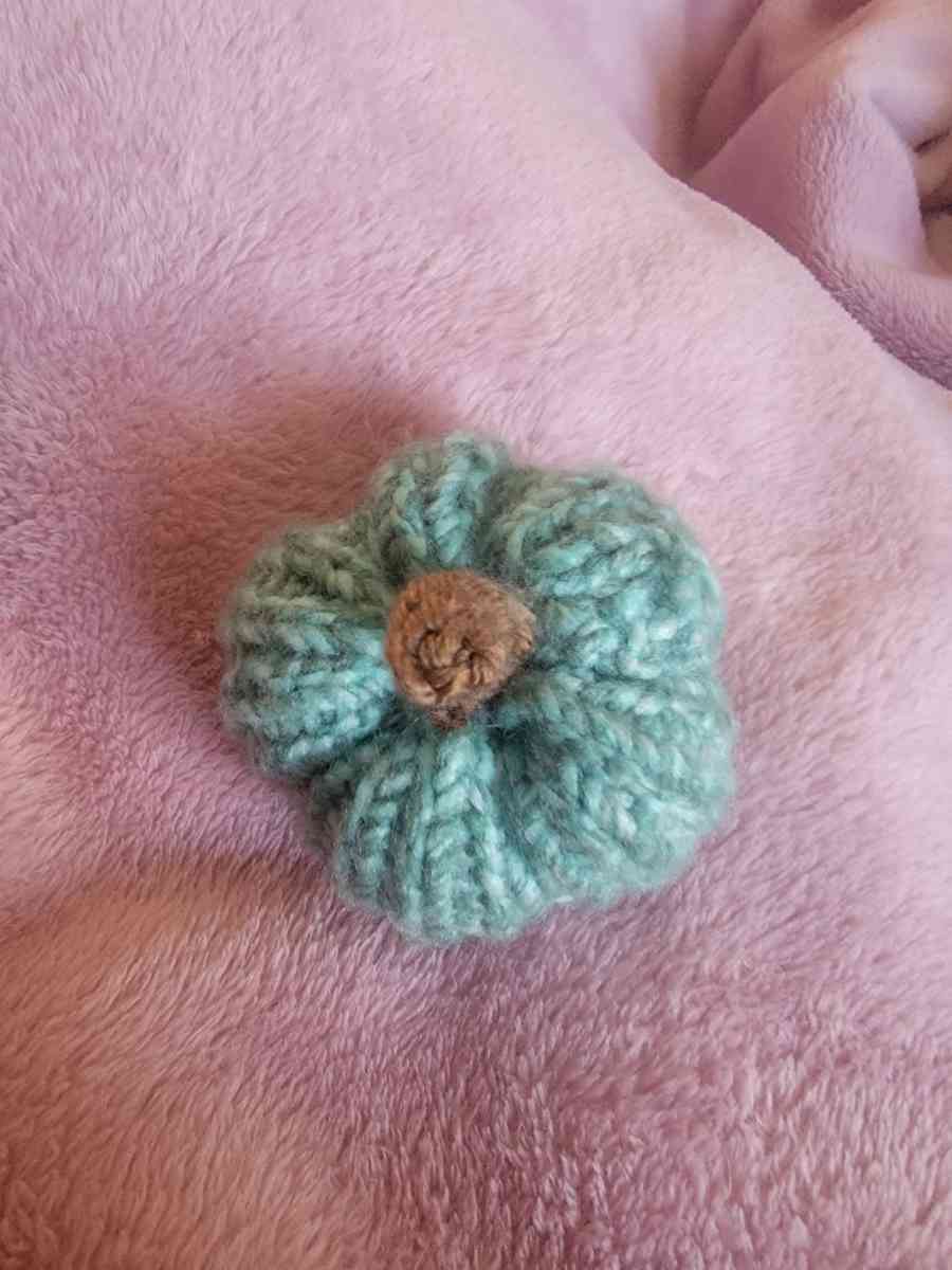 Knitted Mini Pumpkin - Minneota, Minnesota - FleaMarketBay