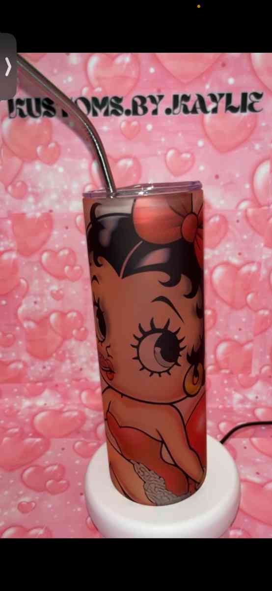Strawberry Betty Boop frosted tumbler - Oxnard, California
