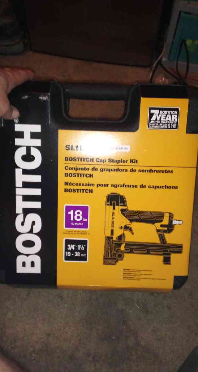 Bostitch cap stapler kit - Fort Scott, Kansas - FleaMarketBay