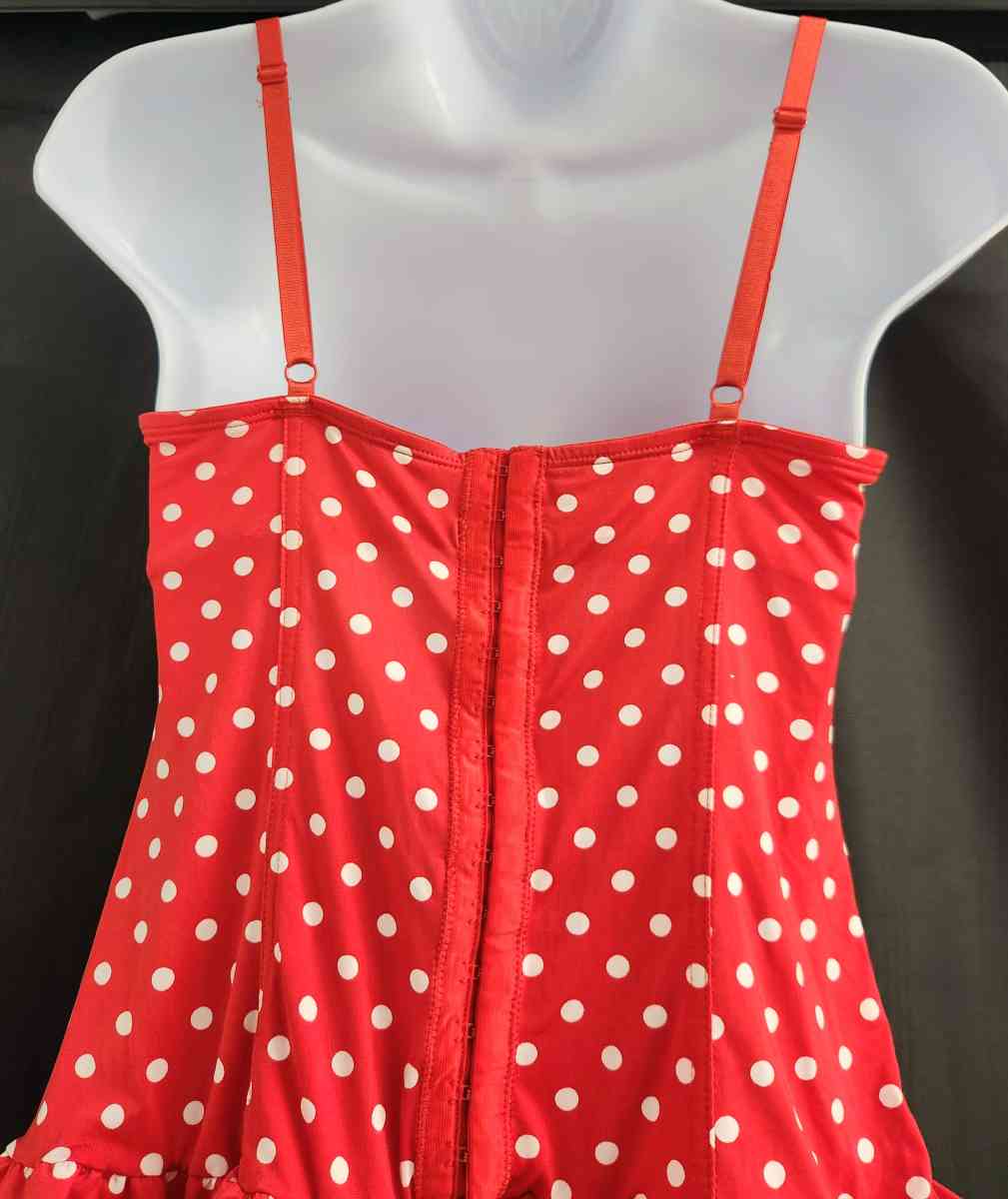 Victorias Secret Polka Dot Corselette w Bottom 34C S - Kenner, Louisiana - FleaMarketBay