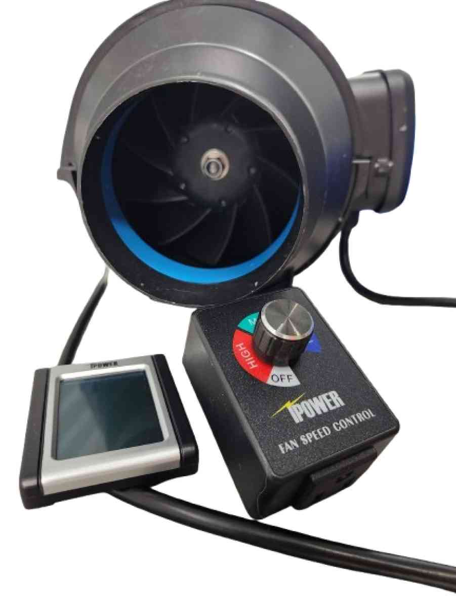 iPower 4 Inch 118 CFM Inline Duct Fan Controller Air Carbon - Kenner, Louisiana - FleaMarketBay