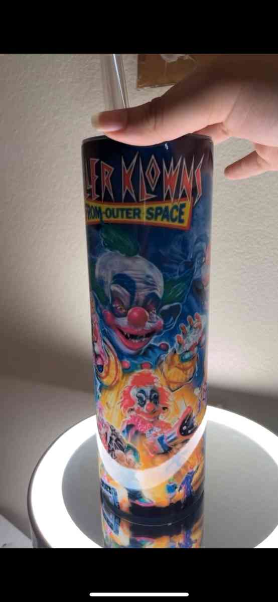 killer klowns 30oz tumbler - Oxnard, California - FleaMarketBay